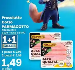 Prix Quality Prosciutto Cotto Parmacotto offerta