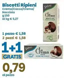 Prix Quality Biscotti Ripieni Crema/Cocco/Crema/Nocciola offerta