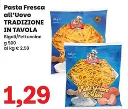 Prix Quality Pasta Fresca all’Uovo Tradizione in Tavola offerta