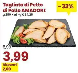 Prix Quality Tagliata di Petto di Pollo AMADORI offerta