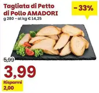 Prix Quality Tagliata di Petto di Pollo AMADORI offerta
