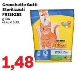 Prix Quality Crocchette Gatti Sterilizzati Friskies offerta