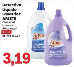 Prix Quality Detersivo liquido lavatrice Ariete Classico Lavanda offerta