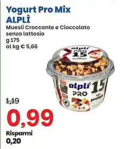 Prix Quality Yogurt Pro Mix ALPLÌ offerta