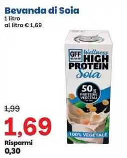Prix Quality GFF Wellness High Protein Soia offerta