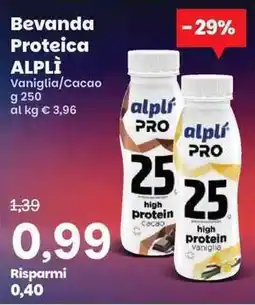 Prix Quality Beveranda Proteica ALPLÌ offerta