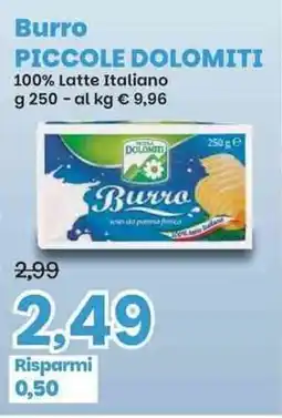 Prix Quality Burro Piccole Dolomiti offerta