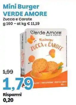 Prix Quality Mini Burger Verde Amore offerta