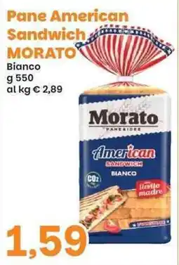 Prix Quality Pane American Sandwich Morato offerta