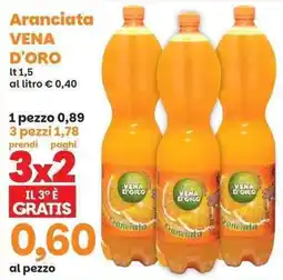 Prix Quality Aranciata Vena d'Oro offerta