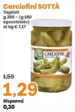 Prix Quality Carciofini Sottà offerta