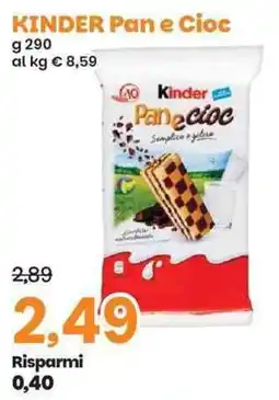 Prix Quality Kinder Pan e Cioc offerta