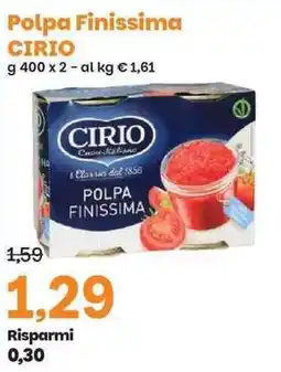 Prix Quality Polpa Finissima Cirio offerta