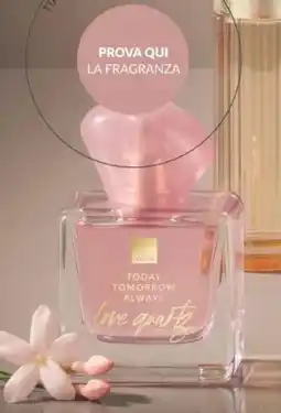 Avon TTA Love Quartz Eau de Parfum tè al mandarino, fiore di cristallo rosa, olio di sandalo offerta