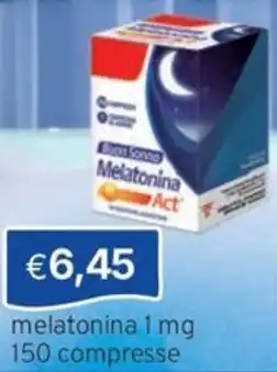 Sirene Blu Melatonina Act 1 mg offerta