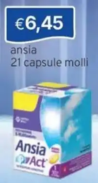Sirene Blu Anisia Act offerta