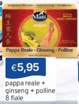 Sirene Blu Matt Pappa Reale + Ginseng + Polline Matt offerta