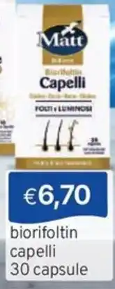 Sirene Blu Matt biorifoltin capelli offerta