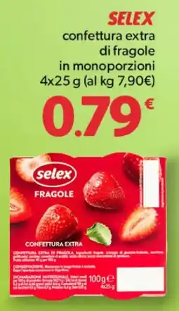 Famila Superstore Selex confettura extra di fragole offerta