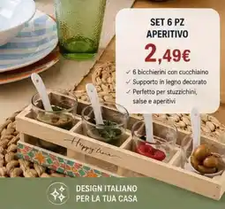 A Casa Mia Set 6 pz aperitivo offerta
