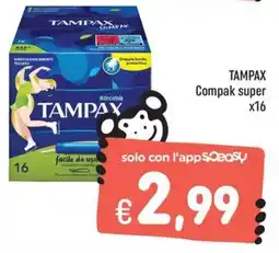 Rossotono Carrefour Tampax Compak super offerta