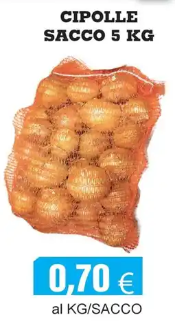 Centro frutta Cipolle Sacco offerta