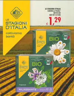 Deco Maxistore Le stagioni d'italia camomilla/tisana/infuso bio offerta