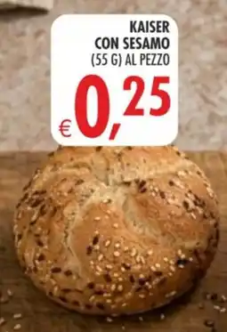 Deco Supermercati Kaiser con sesamo offerta
