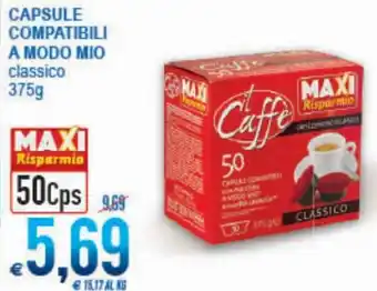 MD Discount Capsule Compatibili a Modo Mio classico 375g offerta