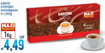 MD Discount Karisma Caffè aroma&gusto 4 x 250g offerta