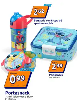 Action Portasnack con divisore offerta
