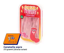 Action Sour Belts Caramelle aspre offerta