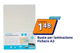 Action Buste per laminazione Fichero A3 offerta