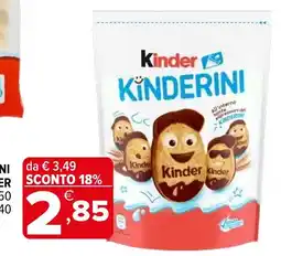 Iperal Kinder Kinderini offerta