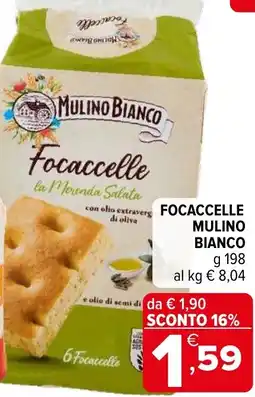 Iperal Focacelle Mulino Bianco offerta