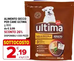 Iperal Alimento secco per cane ultima offerta