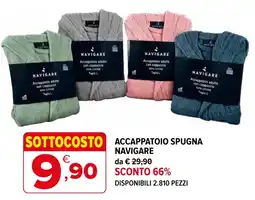 Iperal Accappatoio spugna Navigare offerta