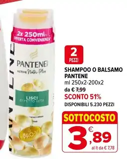 Iperal Shampoo o balsamo Pantene offerta