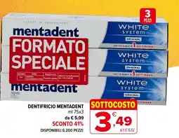 Iperal Dentifricio Mentadent offerta
