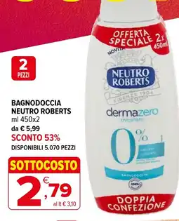 Iperal Bagnodoccia Neutro Roberts offerta
