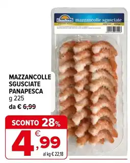 Iperal Mazzancolle sgusciate Panapesca offerta