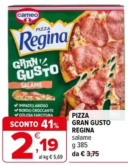 Iperal Pizza Regina Gran Gusto salame offerta