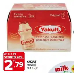 Iperal Yakult offerta