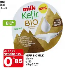 Iperal Kefir bio milk bianco offerta