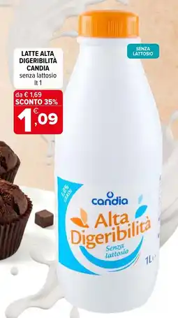 Iperal Latte alta digeribilità Candia senza lattosio offerta