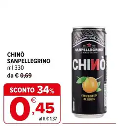 Iperal Chinò Sanpellegrino offerta