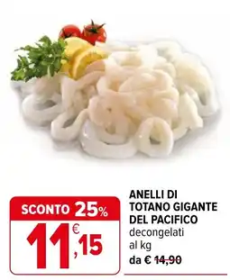 Iperal Anelli di totano gigante del Pacifico offerta