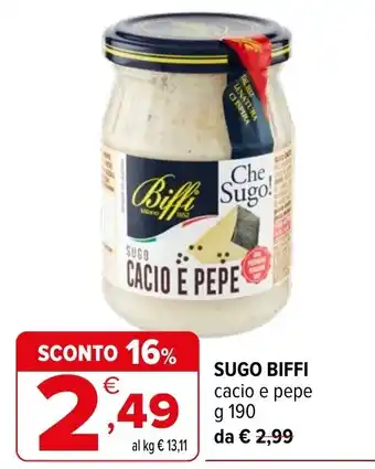 Sugo Biffi cacio e pepe