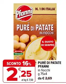 Iperal Pure di patate Pfanni offerta