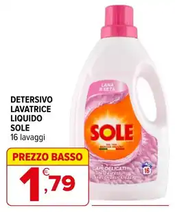 Iperal Detersivo lavatrice liquido Sole offerta